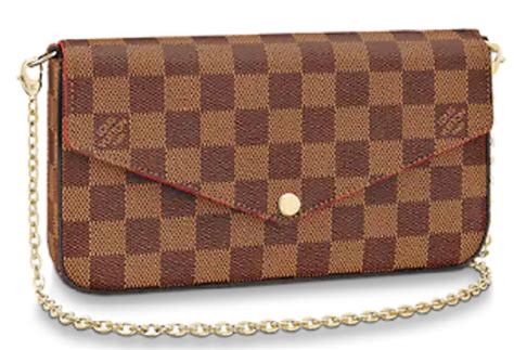 louis vuitton pochette felicie damier ebene cerise red lining|Félicie Pochette Damier Ebene Canvas .